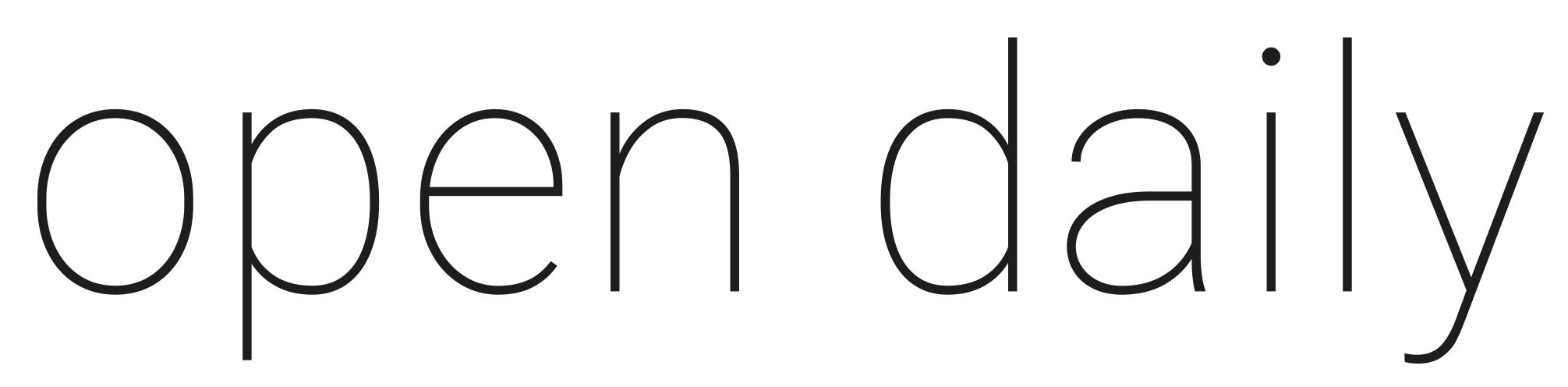 open daily